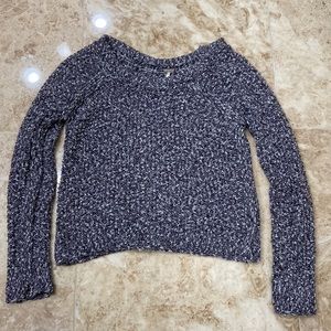 Free People Black and White Sweater. Size XS